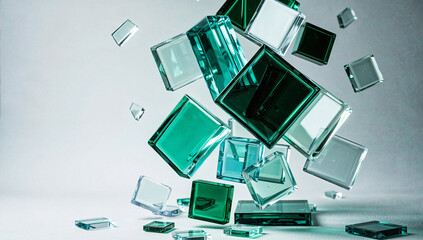 Glass Cubes and Rectangular Prisms