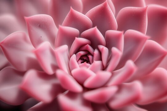 Close-up of a delicate Echeveria parva succulent against a plain white backdrop