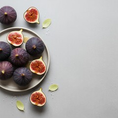 figs on a plate
