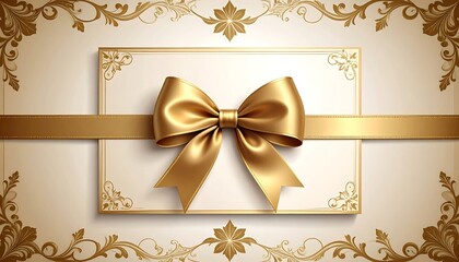 Elegant gift card or certificate design
