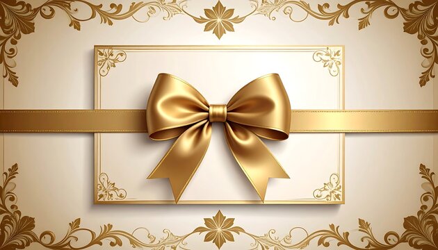 Elegant gift card or certificate design