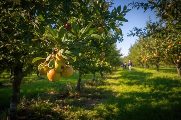 Fruit hanging on branches in northern and central regions