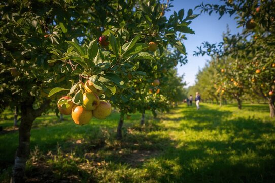 Fruit hanging on branches in northern and central regions