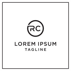 Fototapeta premium rc circle logo