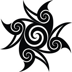 abstract floral design