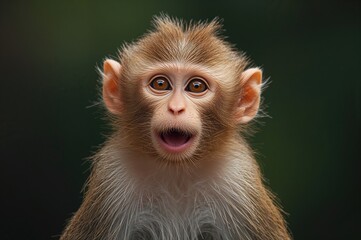 Obraz premium A Picture of an Adorable Primate