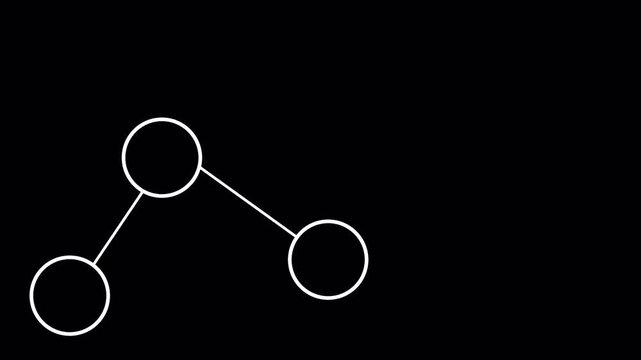 Commercial activity alpha Background, infographic, steps template animation, motion graphic of blank diagram visualization, empty layout design element.