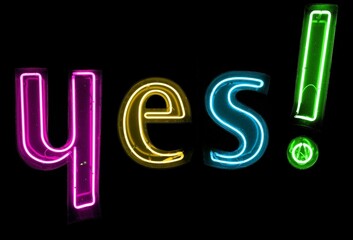 Yes! néons multicolores