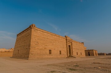 An ancient archaeological location referred to as Al Hijr or Hegra, positioned within a desert region in the Arabian Peninsula.