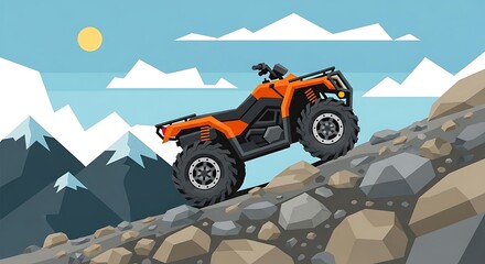 winter mountain landscape