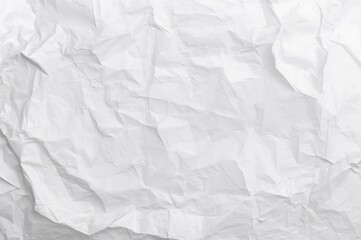 Fototapeta premium White abstract paper background texture with crumples. Space available for text or graphic design.