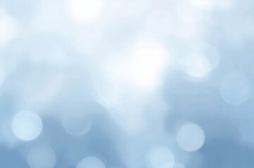 Light Blue and White Gradient with Blurry Abstract Background, Winter Theme