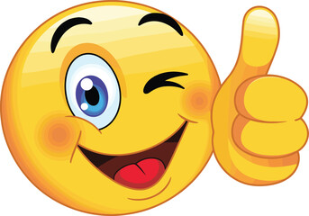 This emoji is perfect for showing approval and positivity Here are the title and keywords you requested for your Adobe Stock photo, optimized for SEO