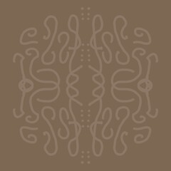 Minimal abstract image for printing. Picture for modern interiors. The picture is painted by hand on a tablet. © neurostructure