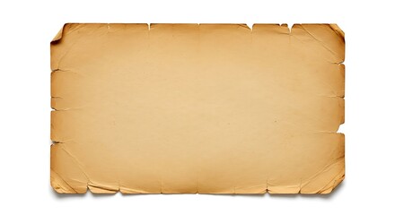Fototapeta premium old paper isolated on white