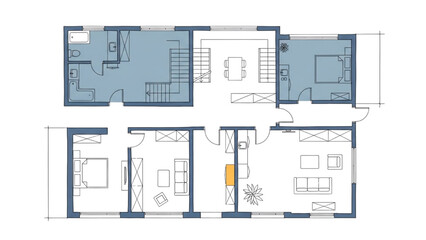 Architectural People Plan Vector Set – Top View Working on Laptop Minimal Hand-Drawn Elements for Architecture and Landscape Design AI EPS PNG JPEG