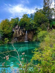 Waterfall and Lakes, Plitvice lakes