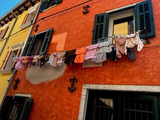 Laundry on a beautiful day, Rovinj, Croatia