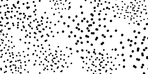Abstract. Dots. Pattern. A seamless black and white vector background with a random dot or stipple texture for a modern wallpaper, a website background, or a creative textile print.