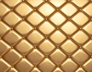 Obraz premium Gold quilted upholstery texture