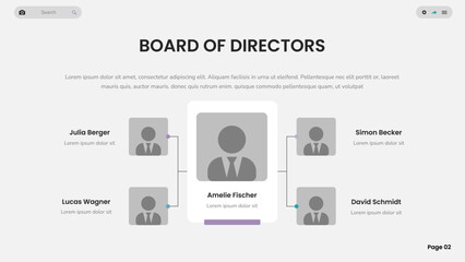 Organizational Chart Infographic
