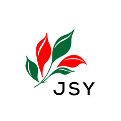 JSY Professional Plant Logo for Business Branding, JSY Later Logo, Nature Inspired Minimalist Logo Template, 
