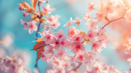 Beautiful Pink Flower Trees in Bloom
