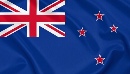 A constellation of heritage and horizon, the New Zealand flag blends colonial legacy with celestial identity, anchored in the Southern Cross.