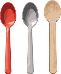 wooden kitchen utensils