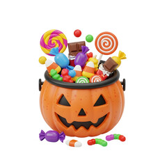 halloween candy in a glass jar