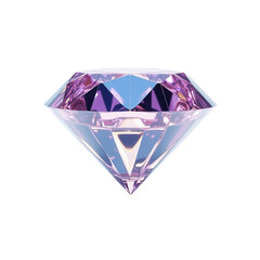 Captivating illustration showcases a meticulously rendered, gem-shaped object with multi-faceted surfaces and transparent features.