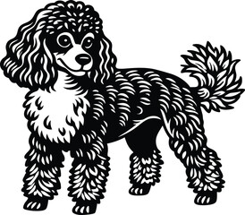 vector illustration of a dog 