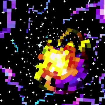Breathtaking Space Scene with Galaxies, Stars, and Glowing Nebula