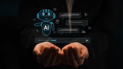 AI chatbot improves virtual assistant interaction. AI chatbot processes text, supports users, AI chatbot automates replies, and AI chatbot enables smart messaging. Marrow