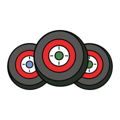 Stacked paintball tires form rugged barriers on the field, offering players cover and strategy points, blending sport, teamwork, and adrenaline-fueled action.
