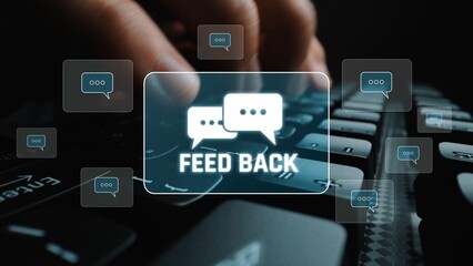 Customer or business team feedback system highlighting comments, opinions, evaluations, reviews, and suggestions from users to improve services, communication, and product quality idea insight Marrow