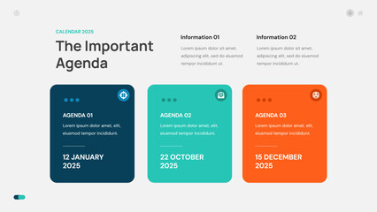 2025 Calendar Infographics