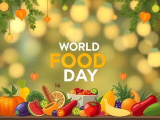 Celebrating World Food Day on October 16th with Colorful Fresh Produce