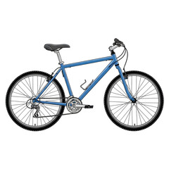 Fototapeta premium bicycle isolated on white