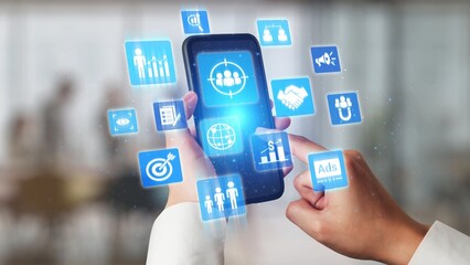 Concept of target group strategy optimizes digital marketing. This approach focuses on specific...