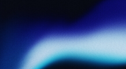 Blue gradient abstract background, with grainy noise texture modern blue background, banner poster backdrop cover design