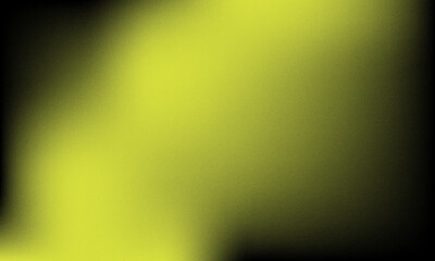 Artistic abstract grainy texture of yellow and black blended gradient for backgrounds and graphic designs