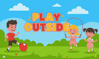 Obraz premium Kids good habit and behavior illustration 