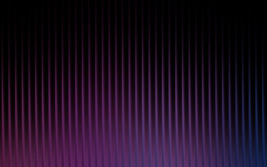 Illustration of abstract dark background with vertical lines and purple light effect