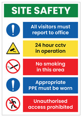 Site Safety Signage