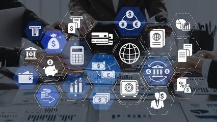 Currency exchange and fintech innovation in global money transfer, digital currency conversion,...