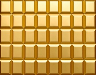 Golden chocolate bar pattern