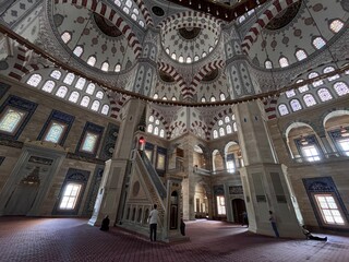 interior of the basilica of saint peter in rome italy
