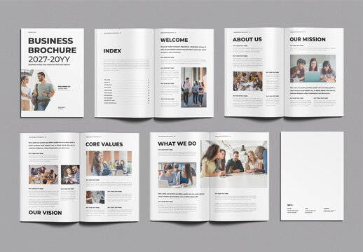 Business Brochure Template Design
