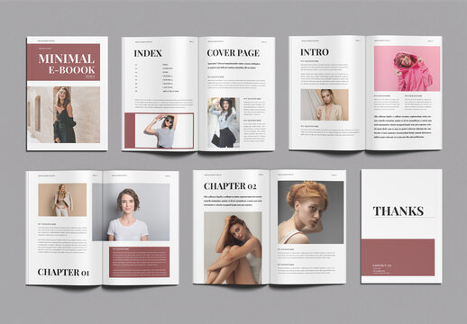 Minimal Ebook Template Design